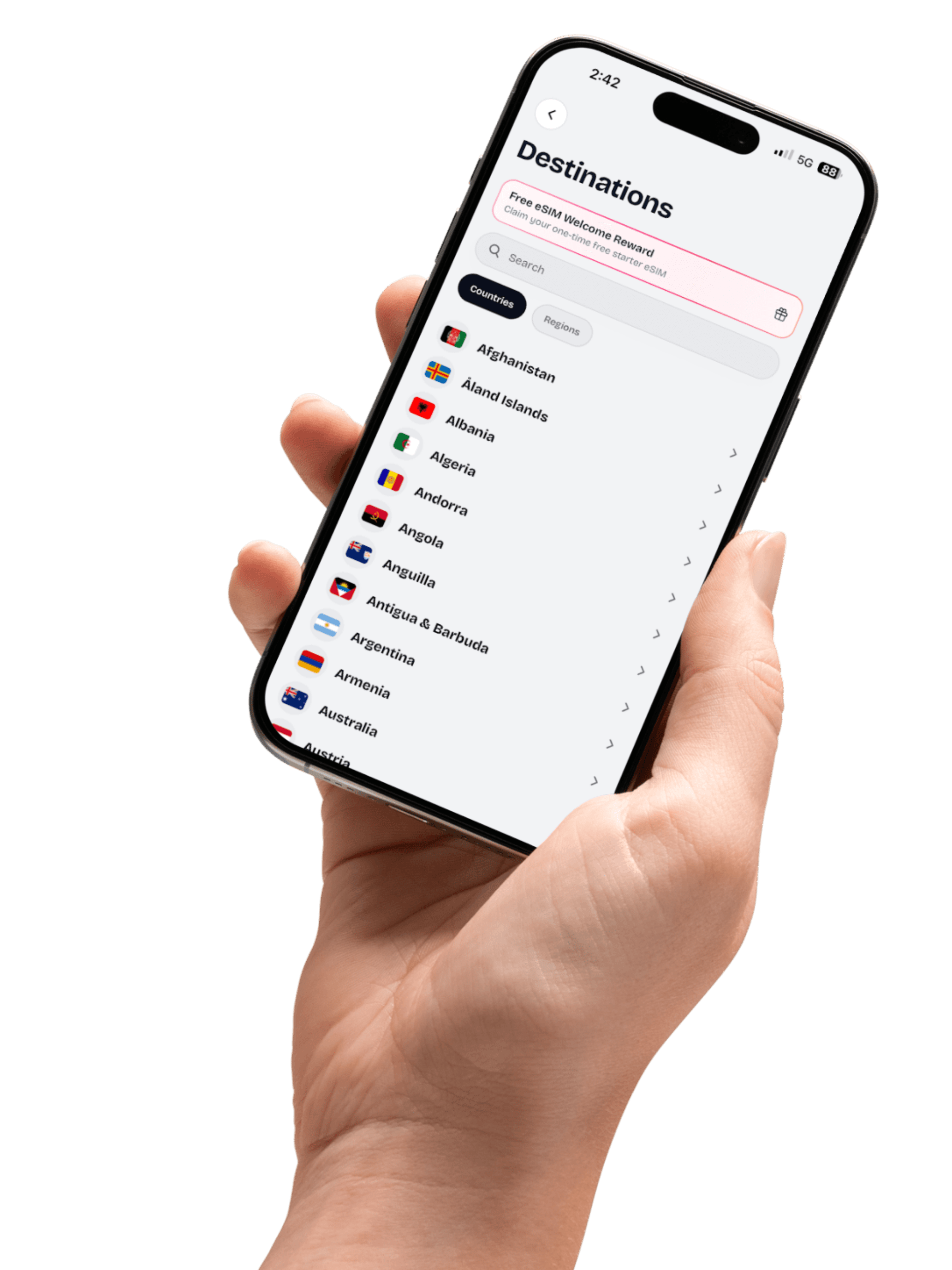 Ozly mobile destinations