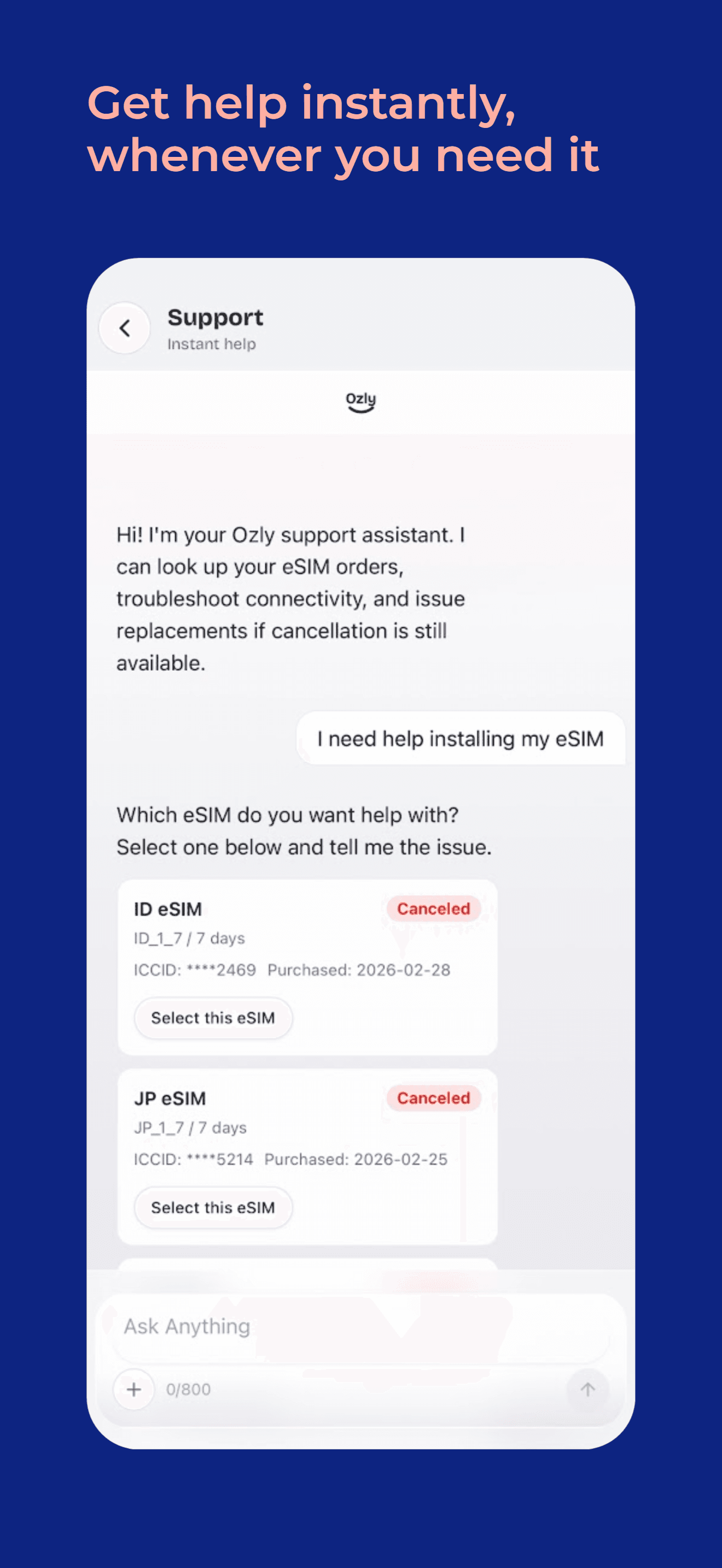 Ozly app screenshot 5